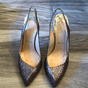 Sparkling Christian Loubouton heels